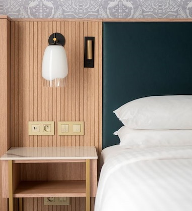 Room and bed focus 